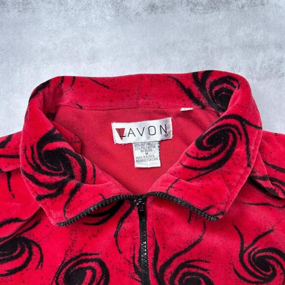 Y2K Lavon Red Spiral Grunge 00s Jacket - Picture 2 of 6